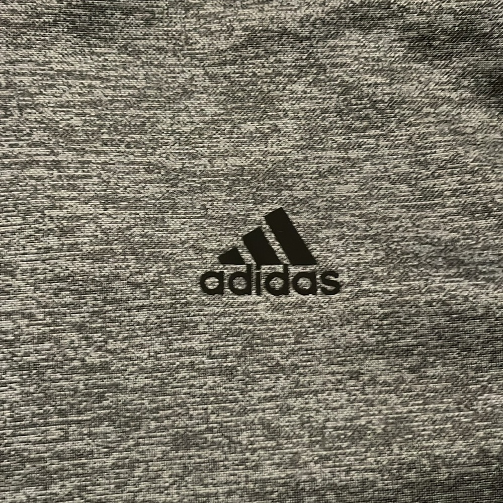 Adidas Black & Gray Hoodie Kids Size XL - Picture 2 of 5